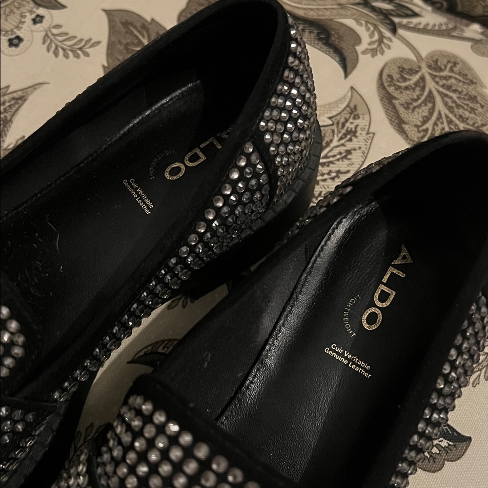 Aldo Rhinestone Loafers - Picture 6 of 6